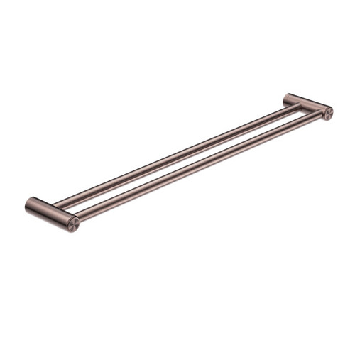 Mecca Care 25mm Double Towel Grab Rail 900mm Brushed Bronze