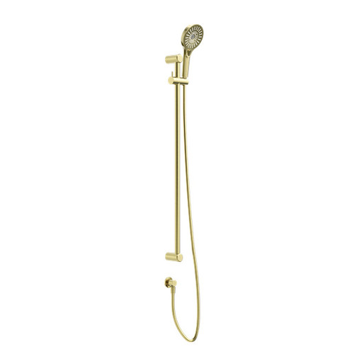 Mecca Care 25mm Grab Rail And Adjustable Shower Rail Set 900mm Brushed Gold