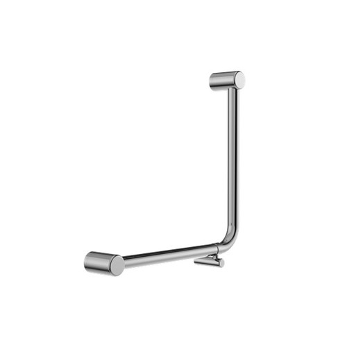 Mecca Care 32mm Ambulant 90 Degree Bent Tube Grab Rail 450X450mm Chrome