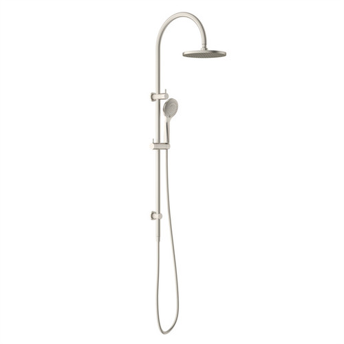 Opal Twin Shower With Air Shower Brushed Nickel