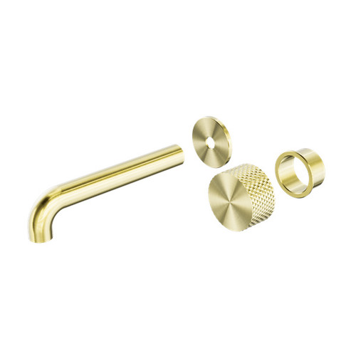 Opal Progressive Wall Basin Set 120mm Trim Kit Brushed Gold