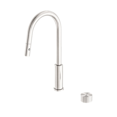 Opal Progressive Pull Out Sink Mixer Brushed Nickel