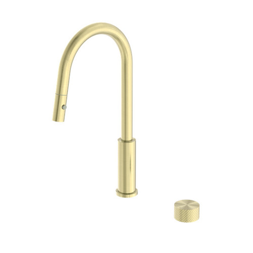 Opal Progressive Pull Out Sink Mixer Brushed Gold