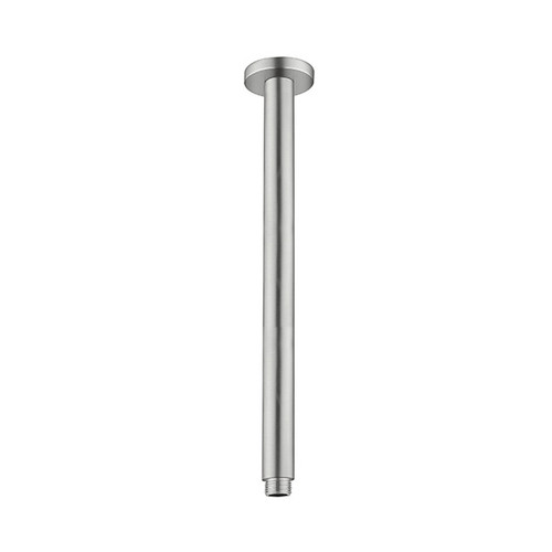 Round Ceiling Arm 300mm Length Brushed Nickel