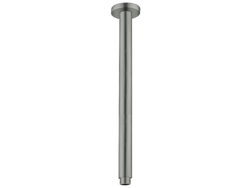 Round Ceiling Arm 300mm Length Gun Metal