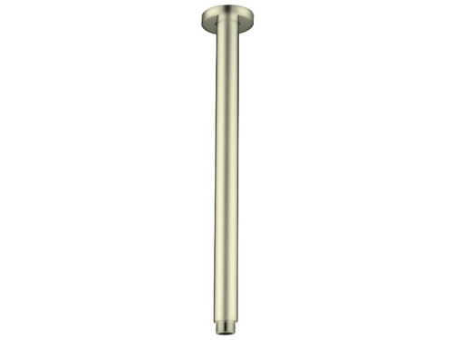 Round Ceiling Arm 300mm Length Brushed Gold