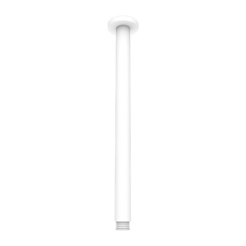 Round Ceiling Arm 300mm Length Matte White