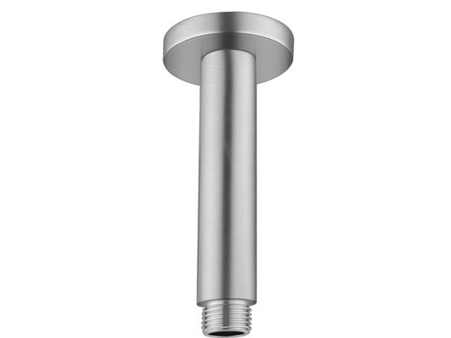Round Ceiling Arm 100mm Length Brushed Nickel