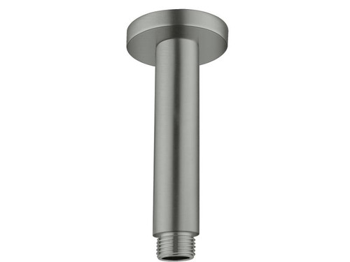 Round Ceiling Arm 100mm Length Gun Metal