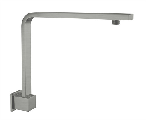 Square Swivel Shower Arm Gun Metal