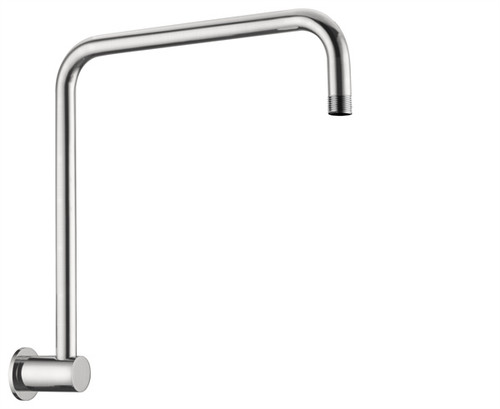 Round Swivel Shower Arm Brushed Nickel