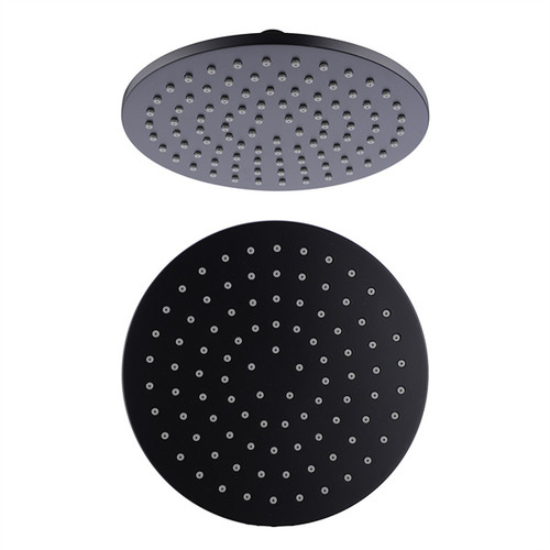 Opal 250mm Shower Head Matte Black