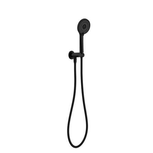 Project Round Shower On Bracket 4 Star Rating Matte Black