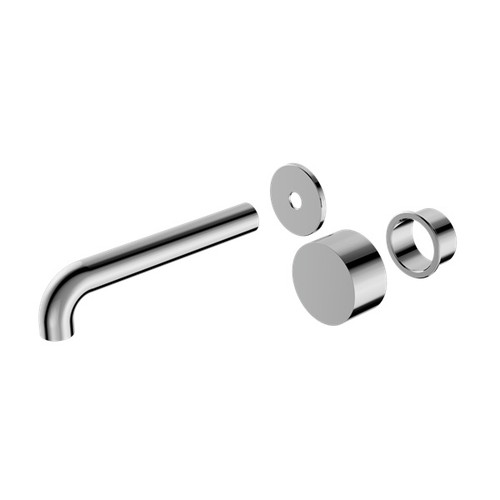 Kara Progressive Wall Basin/Bath Set 230mm Trim Kit Chrome