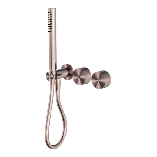 Kara Progressive Shower System Separate Plate Brushed Bronze