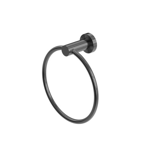 Mecca Towel Ring Gun Metal