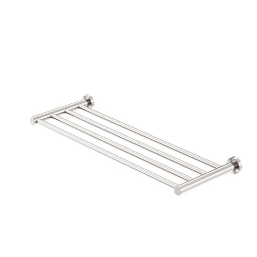 Mecca Towel Rack Brushed Nickel
