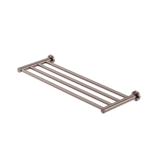 Mecca Towel Rack Brushed Bronze