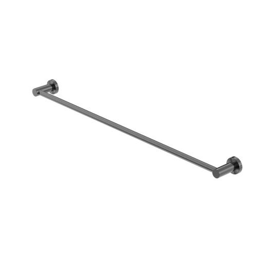Mecca Single Towel Rail 800mm Gun Metal
