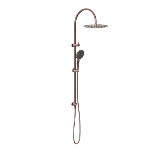 Opal Twin Shower With Air Shower II Brushed Bronze