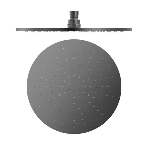 Round Shower Head 300mm Gun Metal