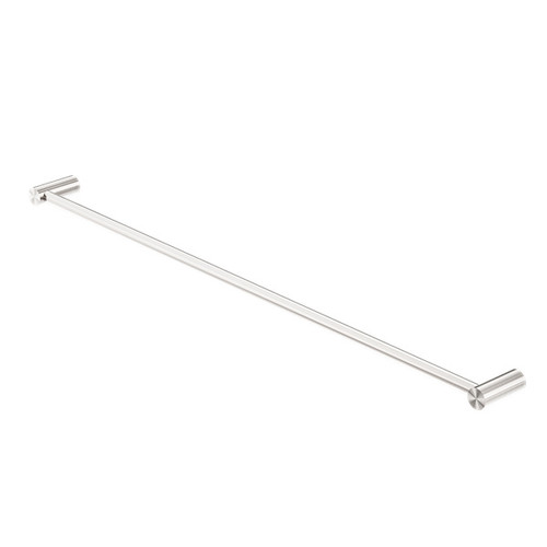 Mecca New Single Towel Rail 800mm Brushed Nickel