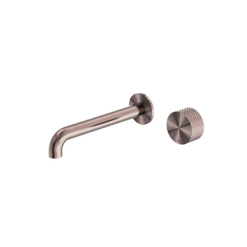 Opal Progressive Wall Basin Set 260mm Brushed Bronze