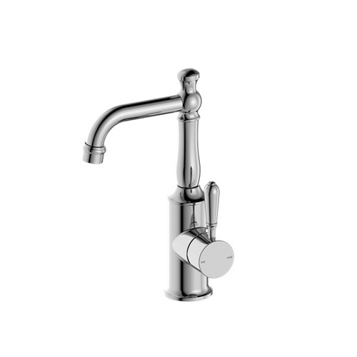 York Basin Mixer Chrome With Metal Lever