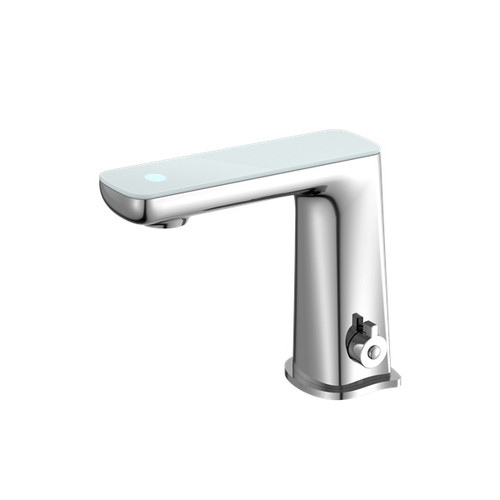 Claudia Sensor Mixer White Top Display Chrome