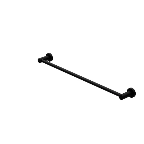 Mecca Single Towel Rail 600mm Matte Black