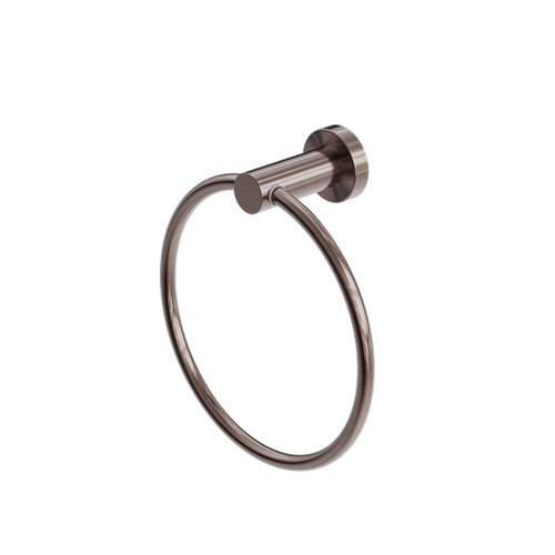 Mecca Towel Ring Brushed Bronze