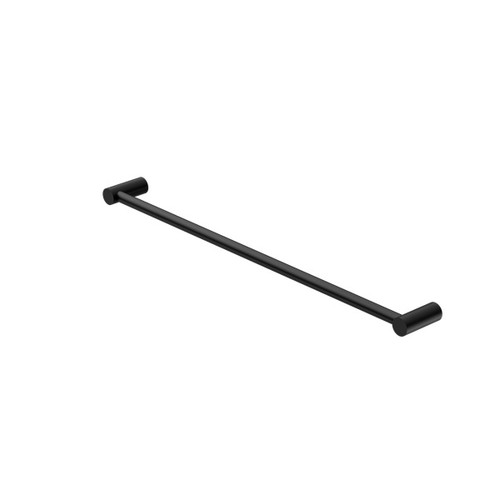 Mecca New Single Towel Rail 600mm Matte Black