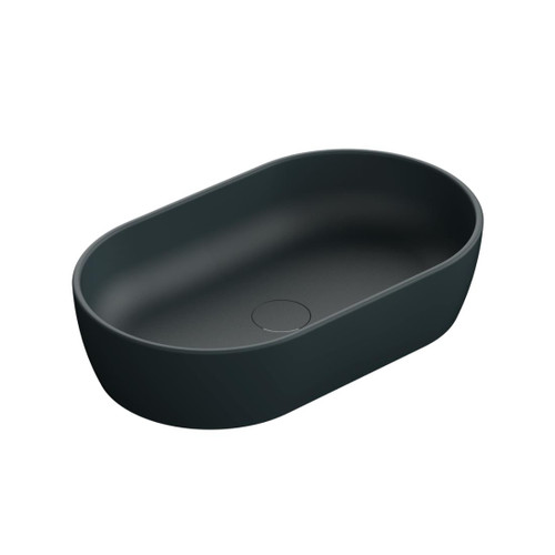 Oasis Vessel Basin 550 Oval Lake Blue