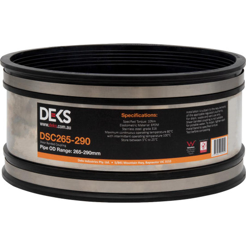 Shear Banded Coupling 265 - 290mm