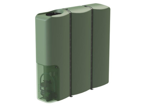 Slimline Water Tank and Pump Mist Green 2000L