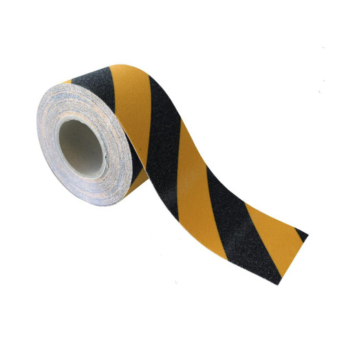 Grit Tape Black Yellow 100mm x 18m