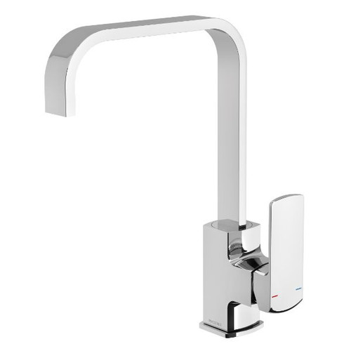 Teva Sink Mixer 200mm Squareline Chrome 6 Star Lead Free