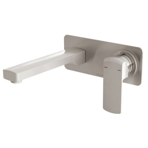 Teva Wall Basin / Bath Mixer Set 6 Star 200mm Trim Kit Only Brushed Nickel Lead Free