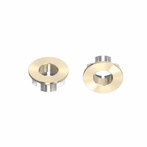 OverflowTrim Ring Brushed Gold