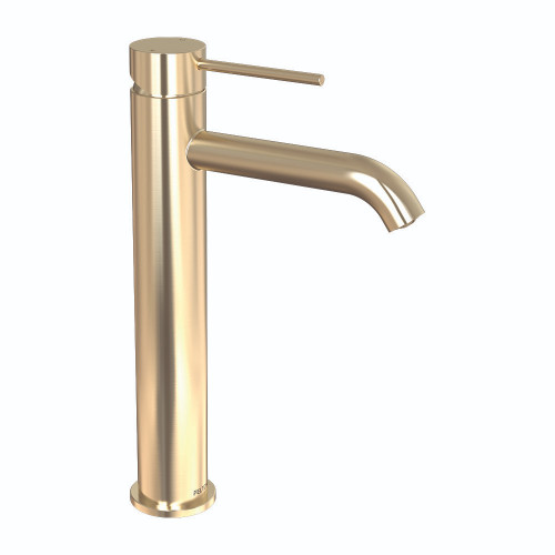 Linea Basin Mixer Tall Brushed Gold