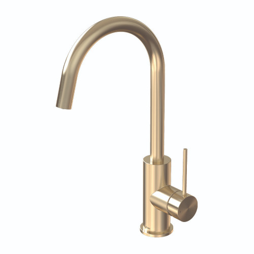 Linea Sink Mixer Brushed Gold