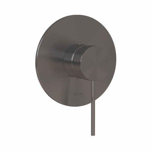Linea All Pressures Shower Mixer Brushed Gunmetal