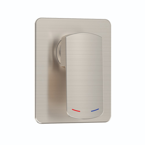 Que Shower Mixer Brushed Stainless Finish