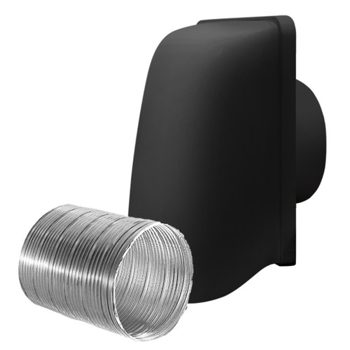 Chateau Through Wall Kit 125mm Black