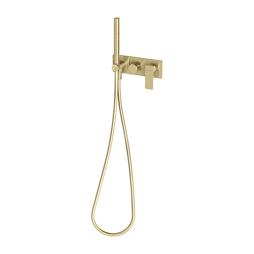 Gloss MKII Wall Shower System Brushed Gold
