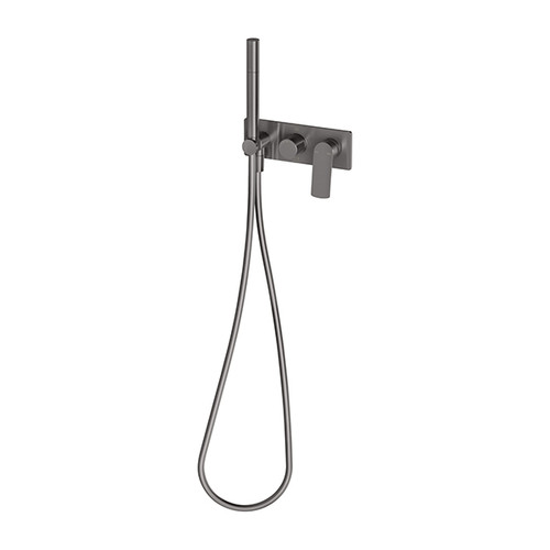 Mekko Wall Shower System Brushed Carbon