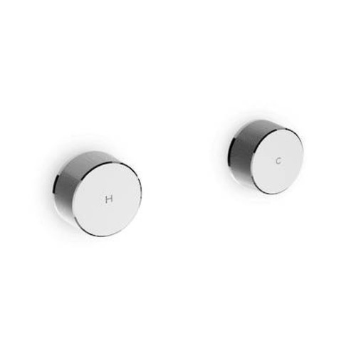 Components Wall-Mount Dual Oyl Handles 70mm Polished Chrome 77981T-9-CP