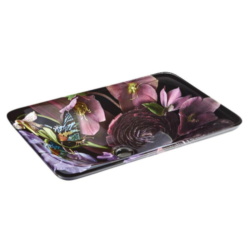 Dutchmaster Wading Pool Vessel Bathroom Sink Midnight Floral Carillion Rectangle 30334-DM2-0