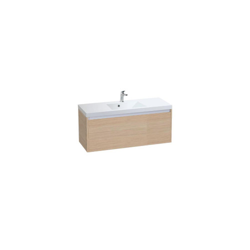 Vanity Lite 1000 1 Drawer Wall Woodgrain Wanda Basin