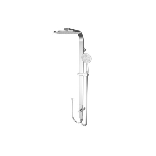Astra Rain Round Twin Shower Chrome double Hose